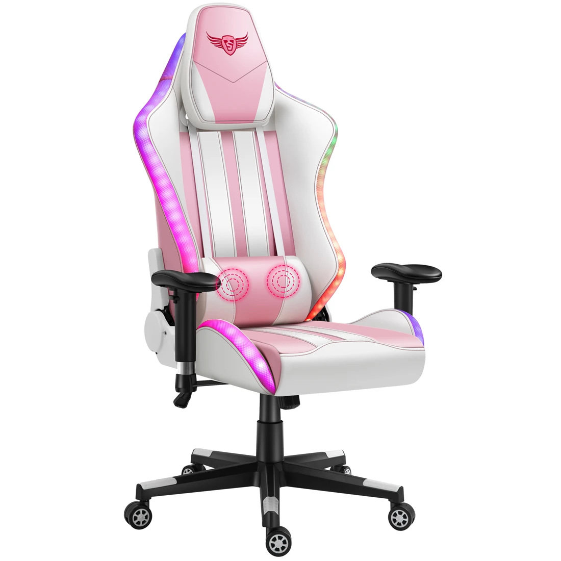 Pink gaming chair  for PC and mobile gaming  8708