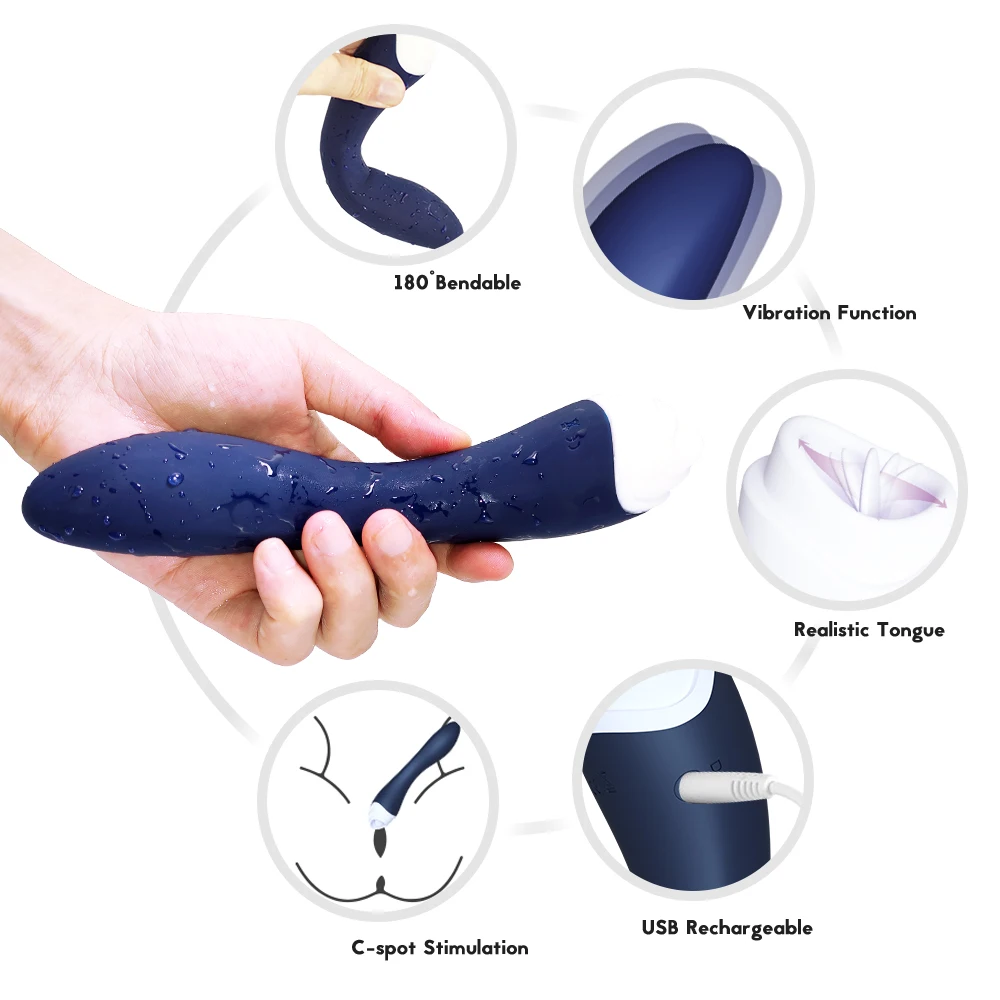 
Chinese factory price clitoris licking vibrator clicker toy 