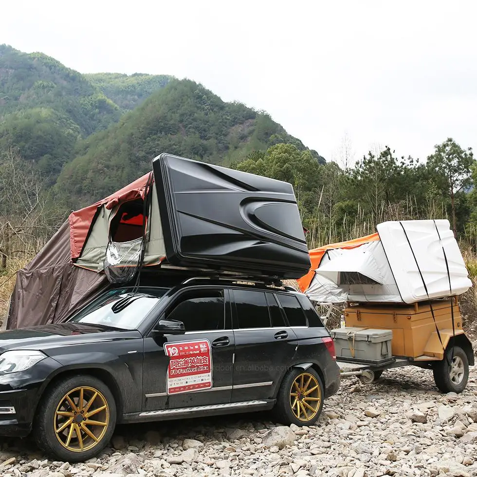 Hot selling waterproof camping pop up overland 4x4 wd car small rooftop tent