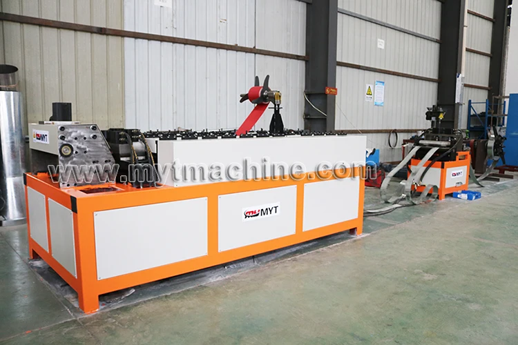 MYT brand HVAC air duct flexible canvas connector making forming fabrication machine for Flame retardant high temperature fabric