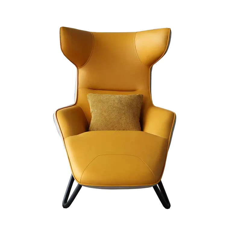 Single-Seat Sofa Chair Luxury Modern Simple Casual Wingback Chair Designer Snail Chair Lazy Bedroom Recliner