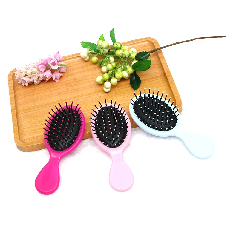 
professional plastic tangle detangling hairbrush hair comb brush wholesale 