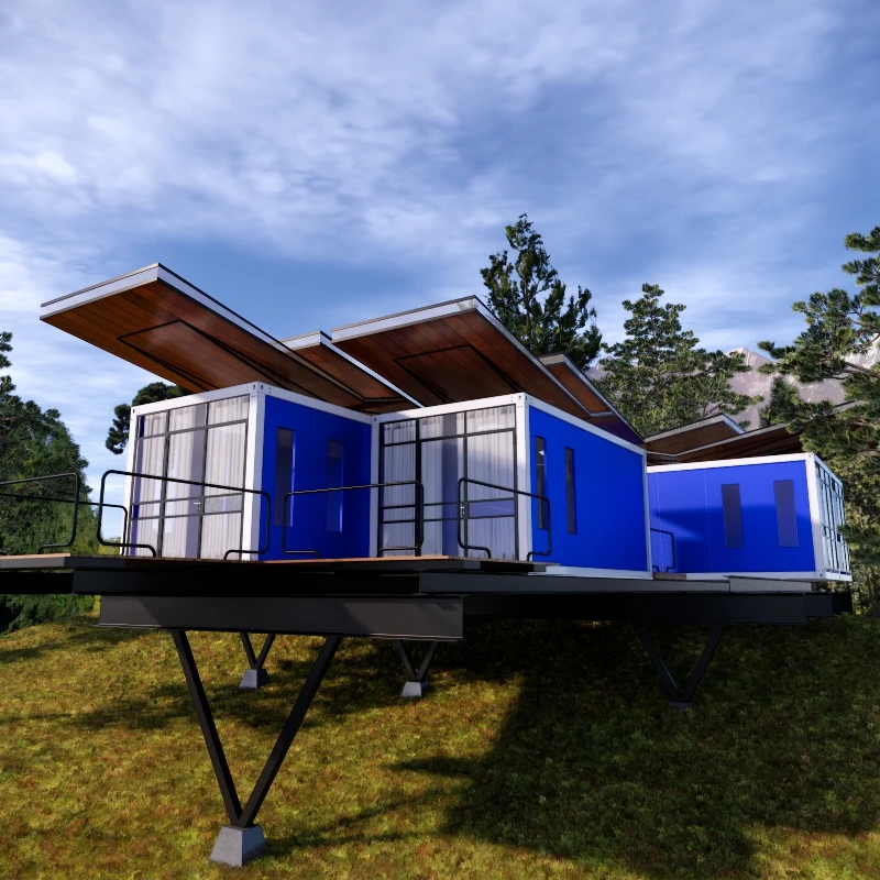 New development Poland mobile 40ft real house in prefab for shop