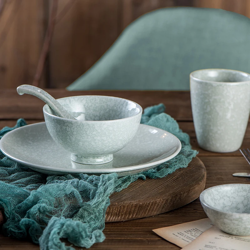 Фарфоровые фарфоровые наборы посуды для ресторана отеля высококачественные китайские предметы домашнего обихода