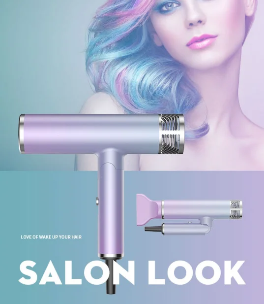 foldable Electric Hair Dryer Air Brush One Step 1300W 5 In 1 Curlers Blower Styler