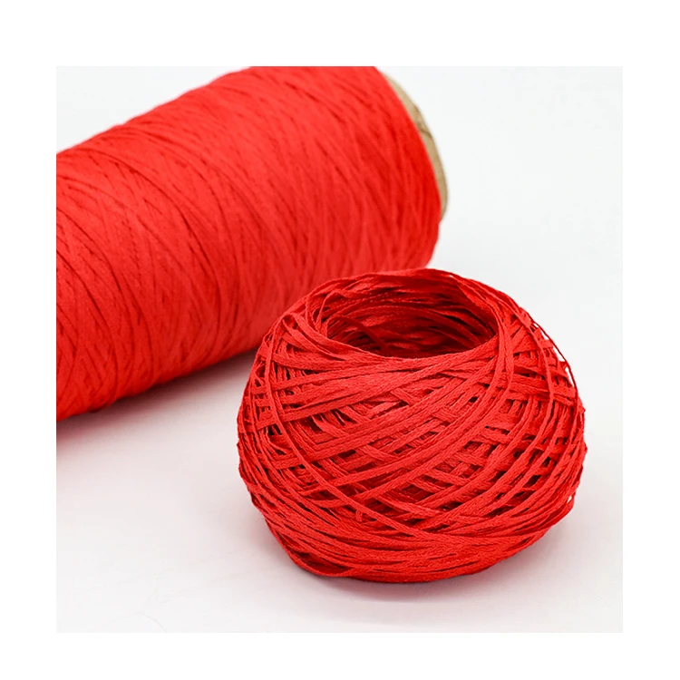 
6NM/1 12NM/1 Cotton polyester cotton nylon linen cotton ribbon yarn 