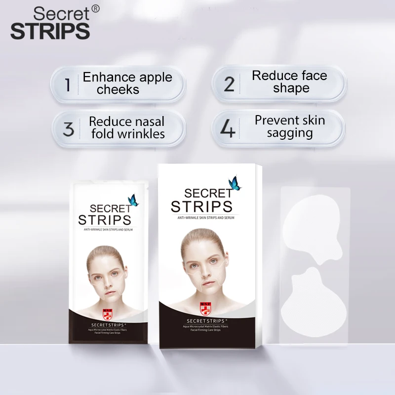 Wholesale Overnight Face Masks To Remove Wrinkles Facial Firming Care Strips Face and Body Mask
