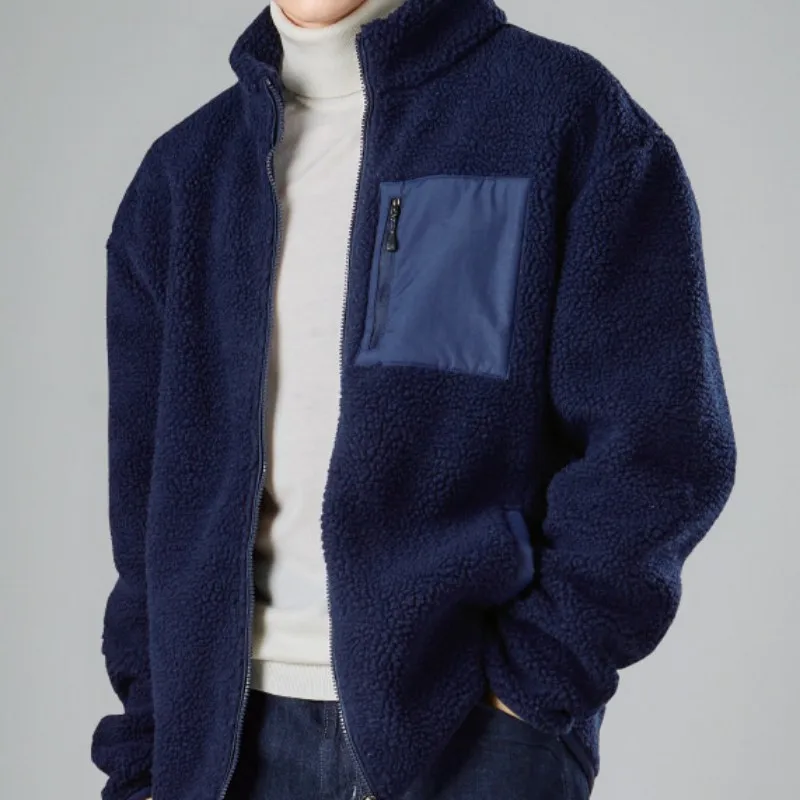 OEM ODM High Quality Zip Thick Thermal Microfleece Polar Sherpa Fleece Fabric Jacket Shearling Coat Manufacturer