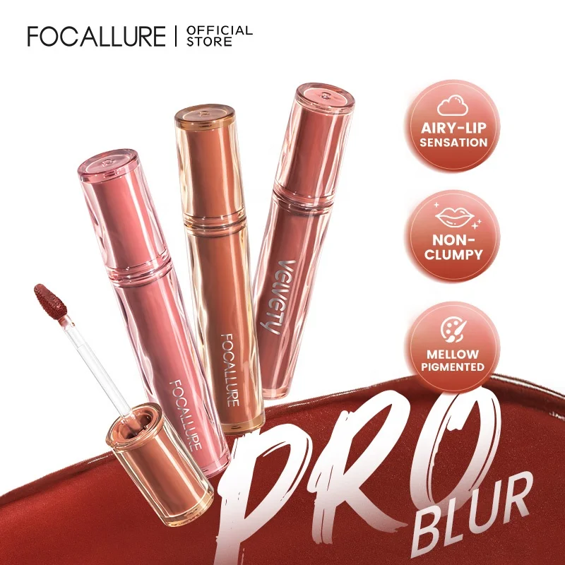 FOCALLURE FA-L15 Makeup Lipstick Wholesale Cruelty Free Lasting Hydrating Lip Tint Lipstick Guangzhou