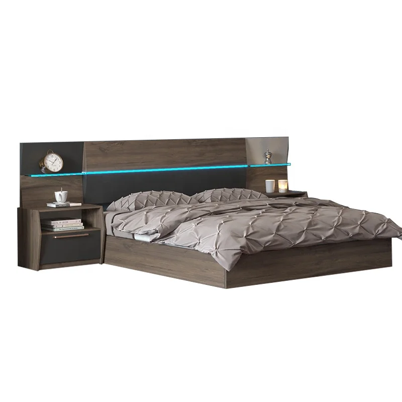 Индивидуальные комплекты мебели для дома, современные наборы мебели для спальни из МДФ и меламина