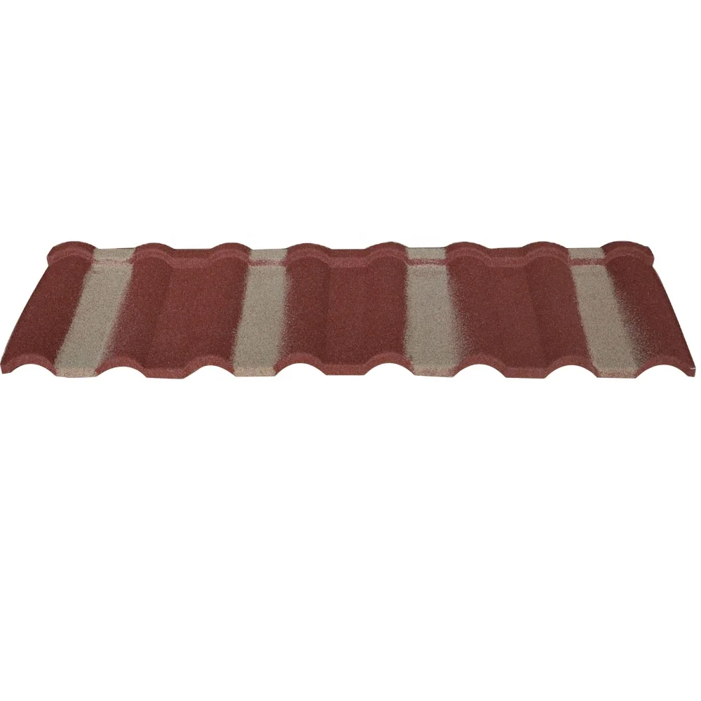 Superior Waterproof Impact Resistance House Sheets Stone Coated Metal Roofing Tiles