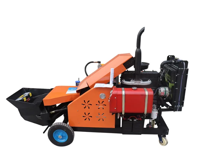 Chinese Durable Hydraulic Reversing System Bucket Concrete Pump Machine