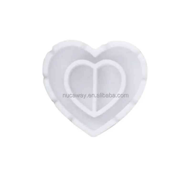 New Arrival 100 pieces  Heart Shape Plastic Eyelash Glue Ring Pink Lash Extension Blossom Cup Holder Disposable