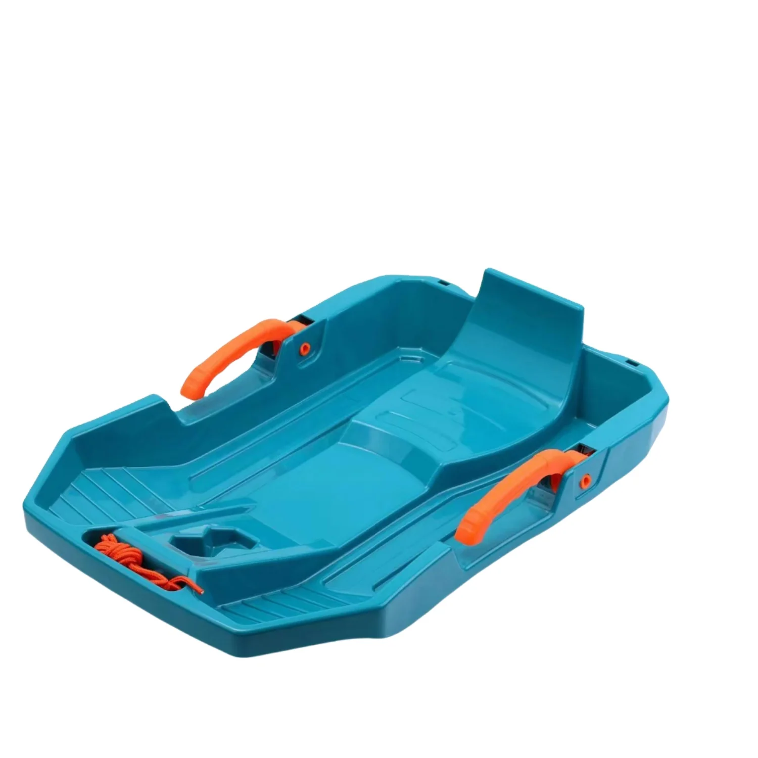 Downhill Xtreme Flexible Adults and Kids Plastic Toboggan Snow Sled