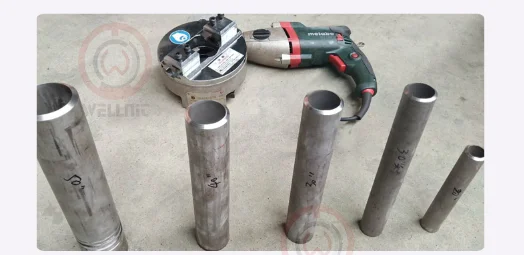 Portable  effective pneumatic Pipe cutter steel Cutting & Beveling Machine