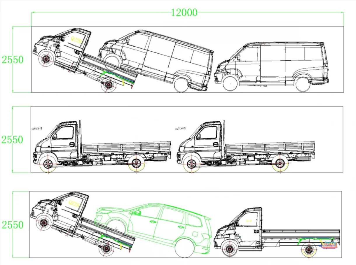 Chery YOKI Mini cargo truck Gasoline Engine 1.1L displacement  Euro V power 55KW  mini utility cargo van