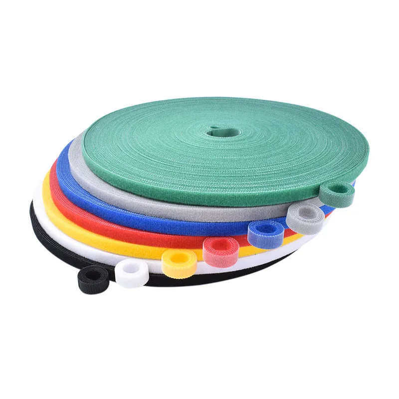 Многоразовые Кабельные стяжки с крючком и петлей