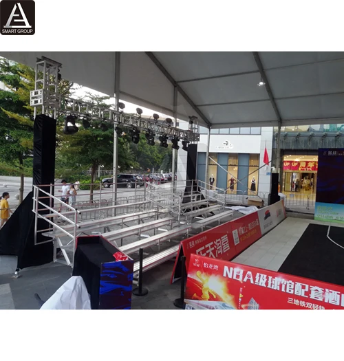 Stadium sports field temporary bleacher grandstand tribune stands outdoor demountable bleachers for sale