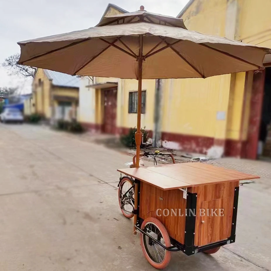 Wholesale price  mall cafe kiosk mobile mall cafe cart wooden for sale
