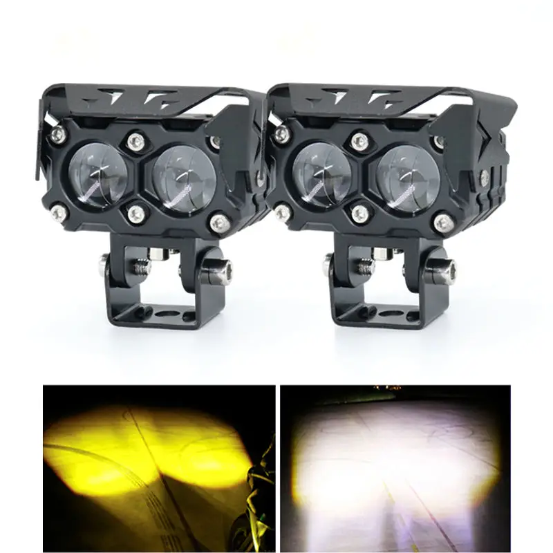 Motorcycle Lighting System S19 Motorcycle Led Projector Headlight 3000k 6000K High Low Beam Motorcycle laser led
