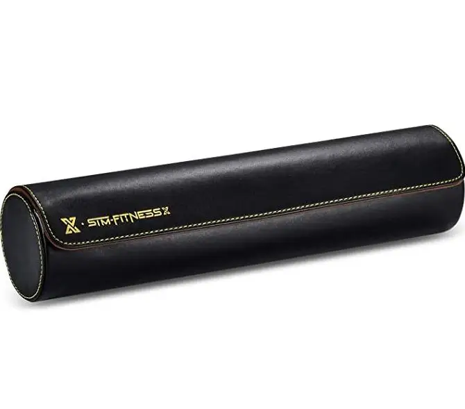 Party Games Leather Dice Cup Set, 5 Black Leather Dice Cups