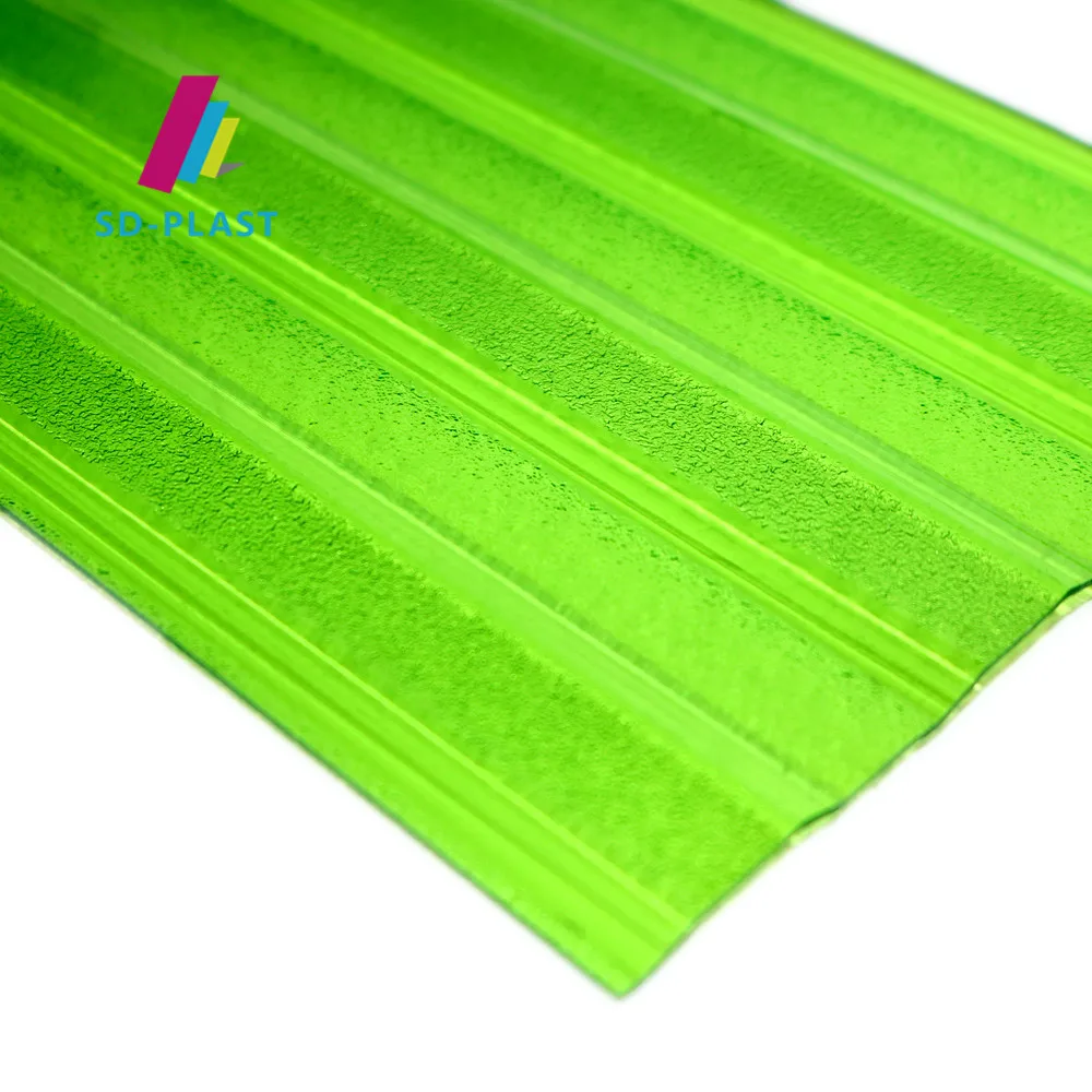 Modern Design Light Weight PC Sheet for Outdoor Use Corrugated Polycarbonate Sheets