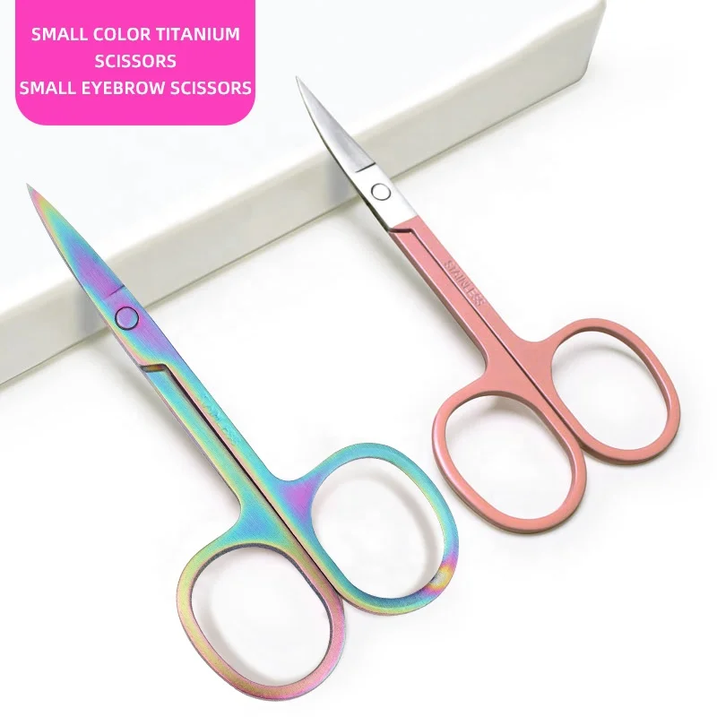 High Quality Wholesale Products Professional fashion false eyelash scissors makeup scissors tools eyebrow scissors Trend Trend
