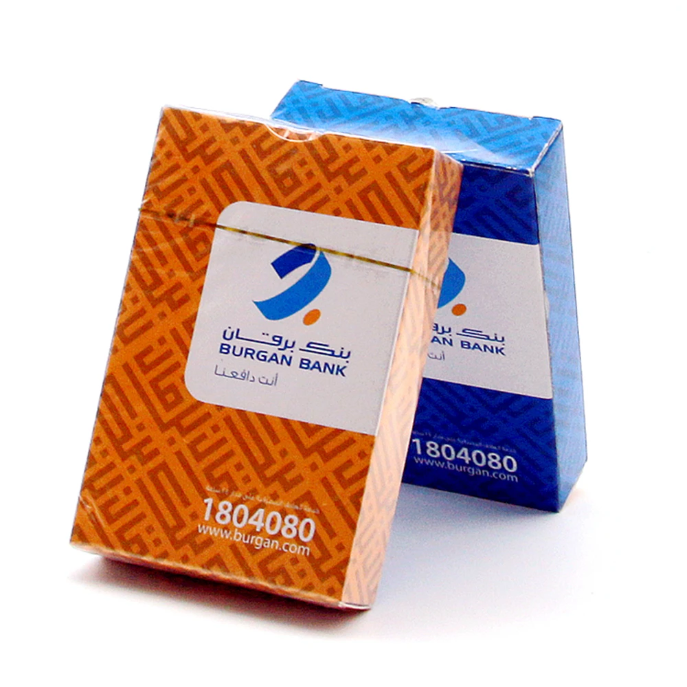Export cross-border wholesale custom waterproof PVC plastic transparent boxed  playing cards