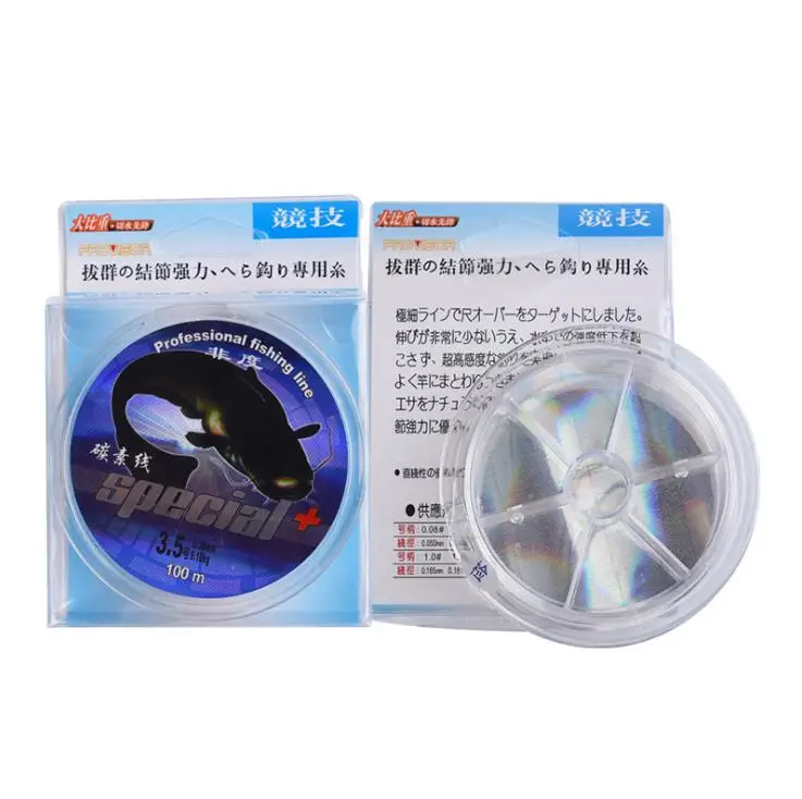 Wholesale Fluorocarbon Fishing Lines 100m OEM Rock Ocean Beach Benedict Fishing Line Monofilament