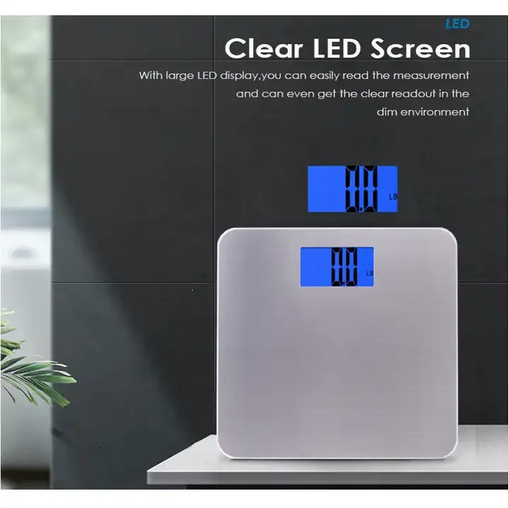 New Product Body Fat Scale Smart Bmi Scale Digital Bathroom Rugged And Shockproof Safer Bathroom Scale
