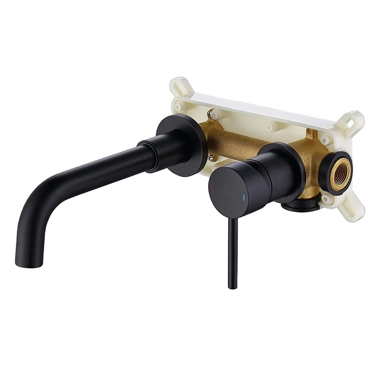 Basin tap mixer industrial wall-mounted basin faucet taps for bathroom