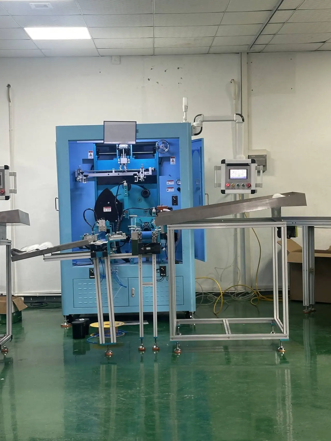 120mm diameter Cup Serigraphic Printing Machine LC Brand Paper cup Automatic Screen printing machine