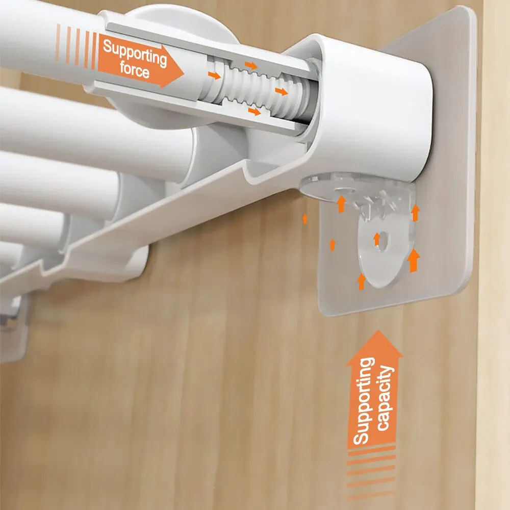 non-residual Self-adhesive Shelf Support Pegs Closet Cabinet Shelf Support Clips