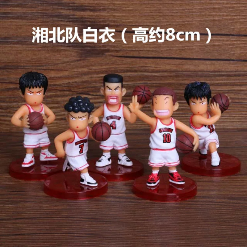 car accessories interior decoration figures cute PVC SLAM DUNK charater cartoon doll collection 3D toy anime action figure