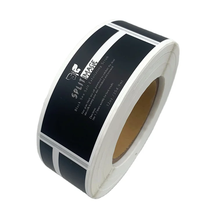 custom business matte waterproof band label logo stickers