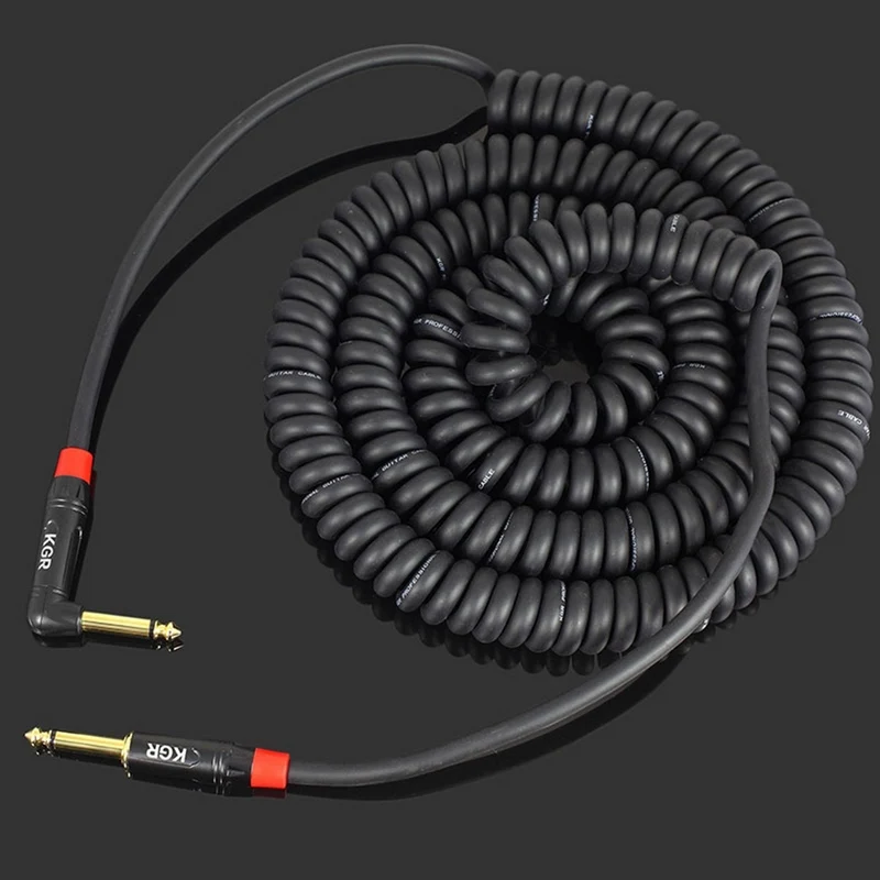 Wholesaler electric guitar  Coiled Guitar cable Antistatic Cable Guitar Product on