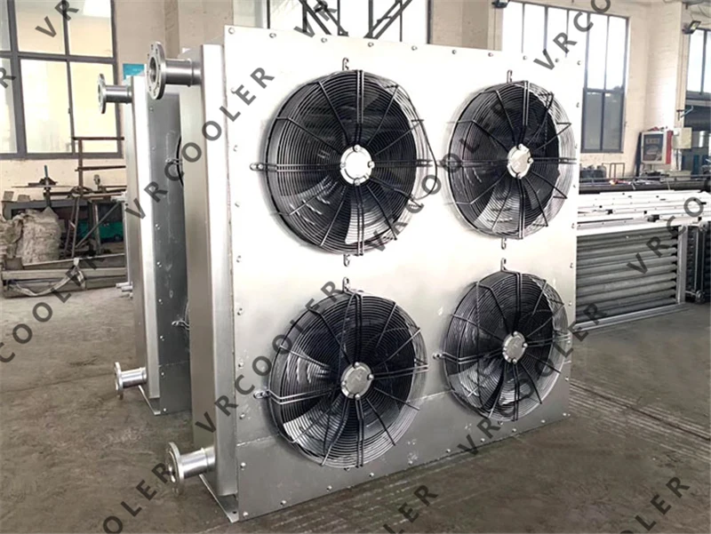 Oil to Air Steel Mild Radiators Thermal Oil Heater Exchangers for Rubber Drying Machines