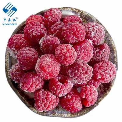 Fresh Frozen IQF Whole Raspberry for Yogurt Cake Topping Jam Smooth