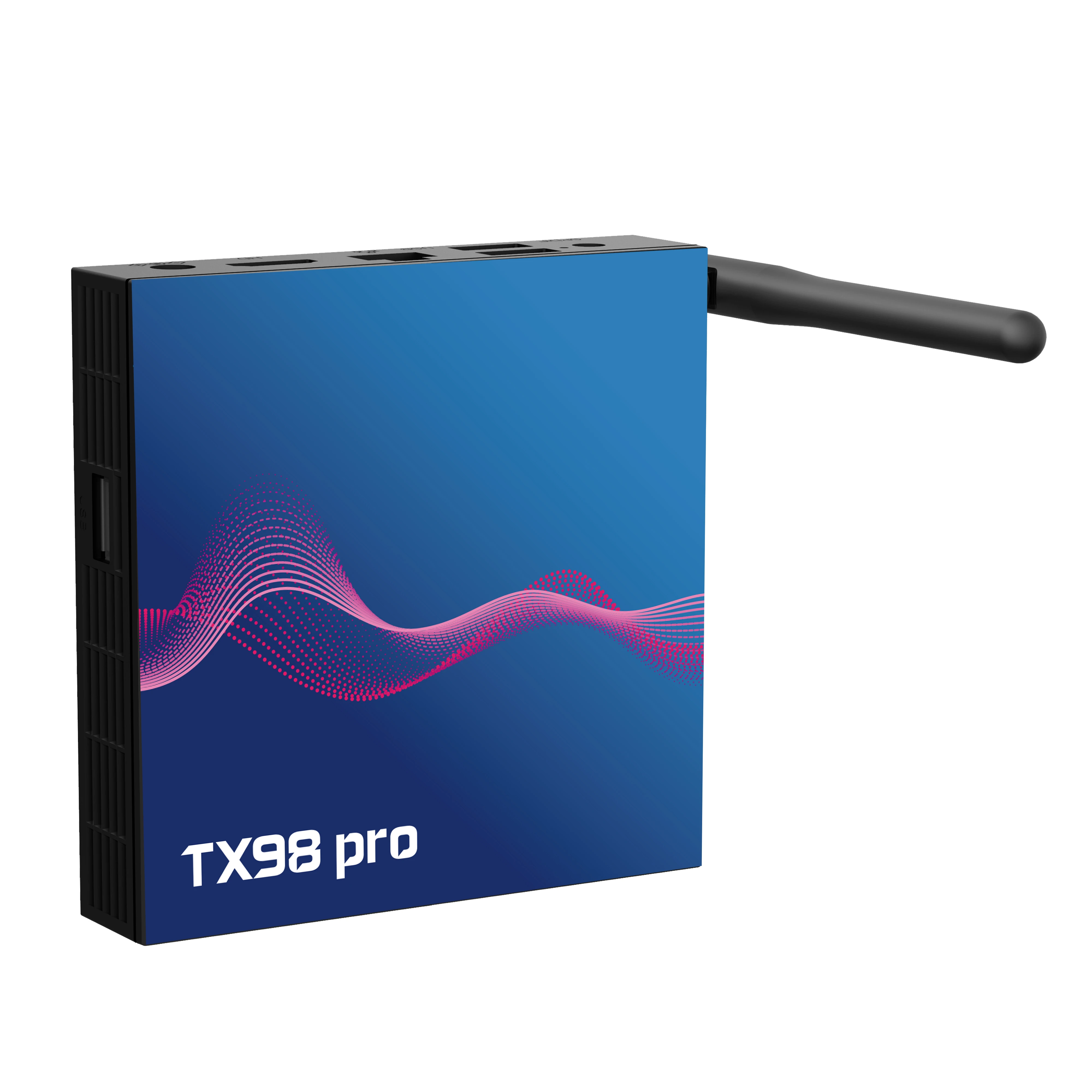 Четырехъядерный android 12 0 smart tv box dual wifi bt5.0 100M ethernet multilal languages TX98 PRO приставка