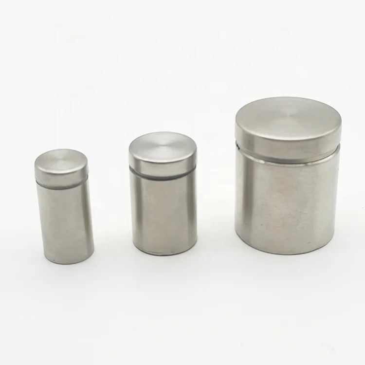 Professional Manufacture Glass Acrylic Sign Wall Support Standoff Pins 15x20mm Stand Off Fixings Glass Acrylic Sign Wall S