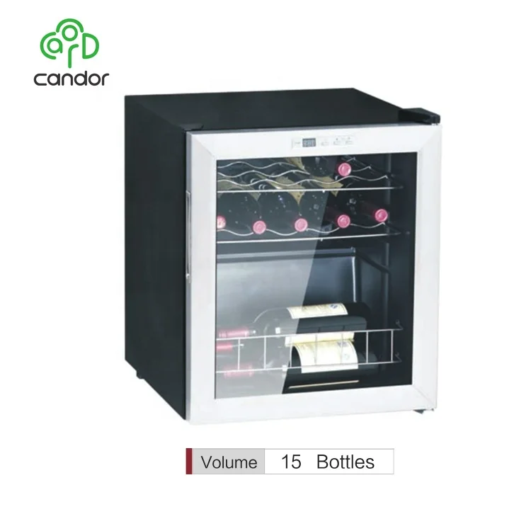 Candor: 15 Bottles Compressor Wine Cooler/fridge/chiller/cellar with ETL/CE/ROHS JC-46