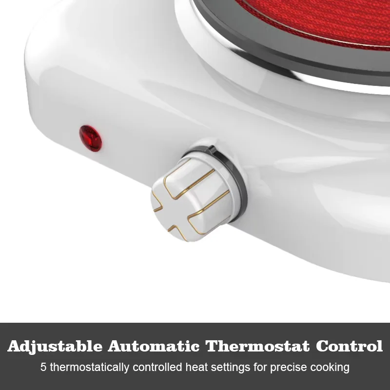 Adjustable automatic thermostat control easy to clean electric stove 2 burners electric top cooker stove