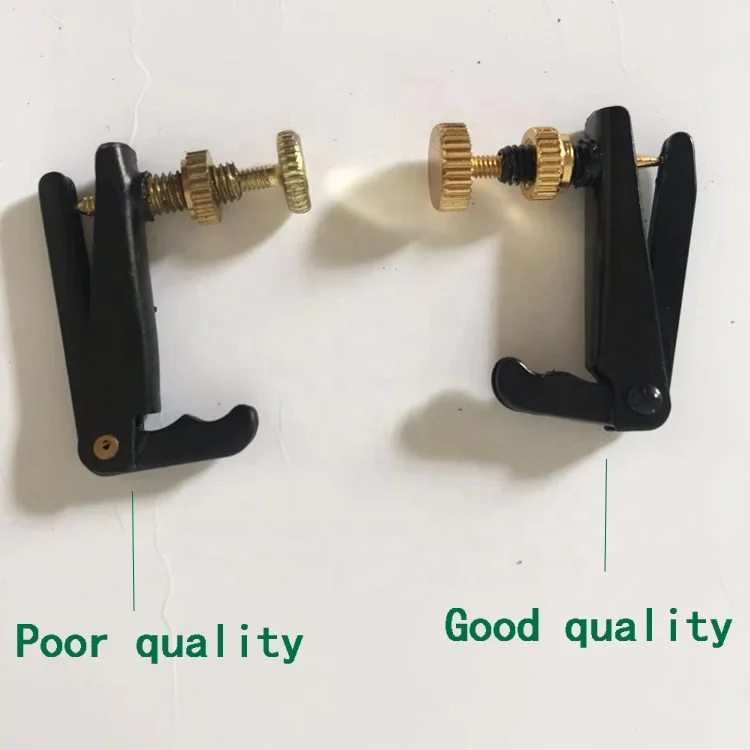 
Wholesale Price Black 3/4-4/ 4 Violin Fine Tuner String Plate 