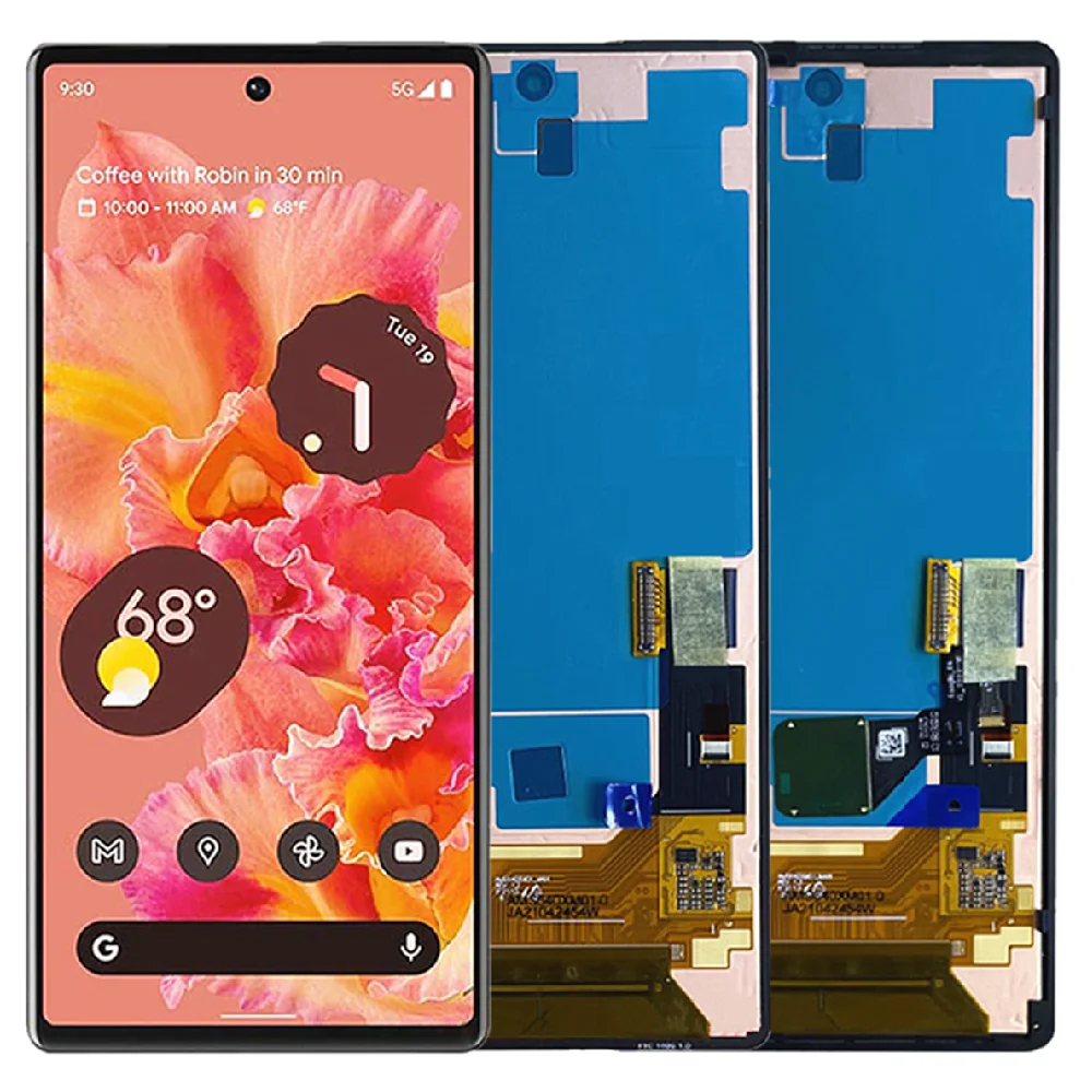 Original For Google Pixel 6 Pixel6 LCD Display Touch Screen Digitizer Assembly Replacement For Google Pixel 6 GB7N6 With Frame