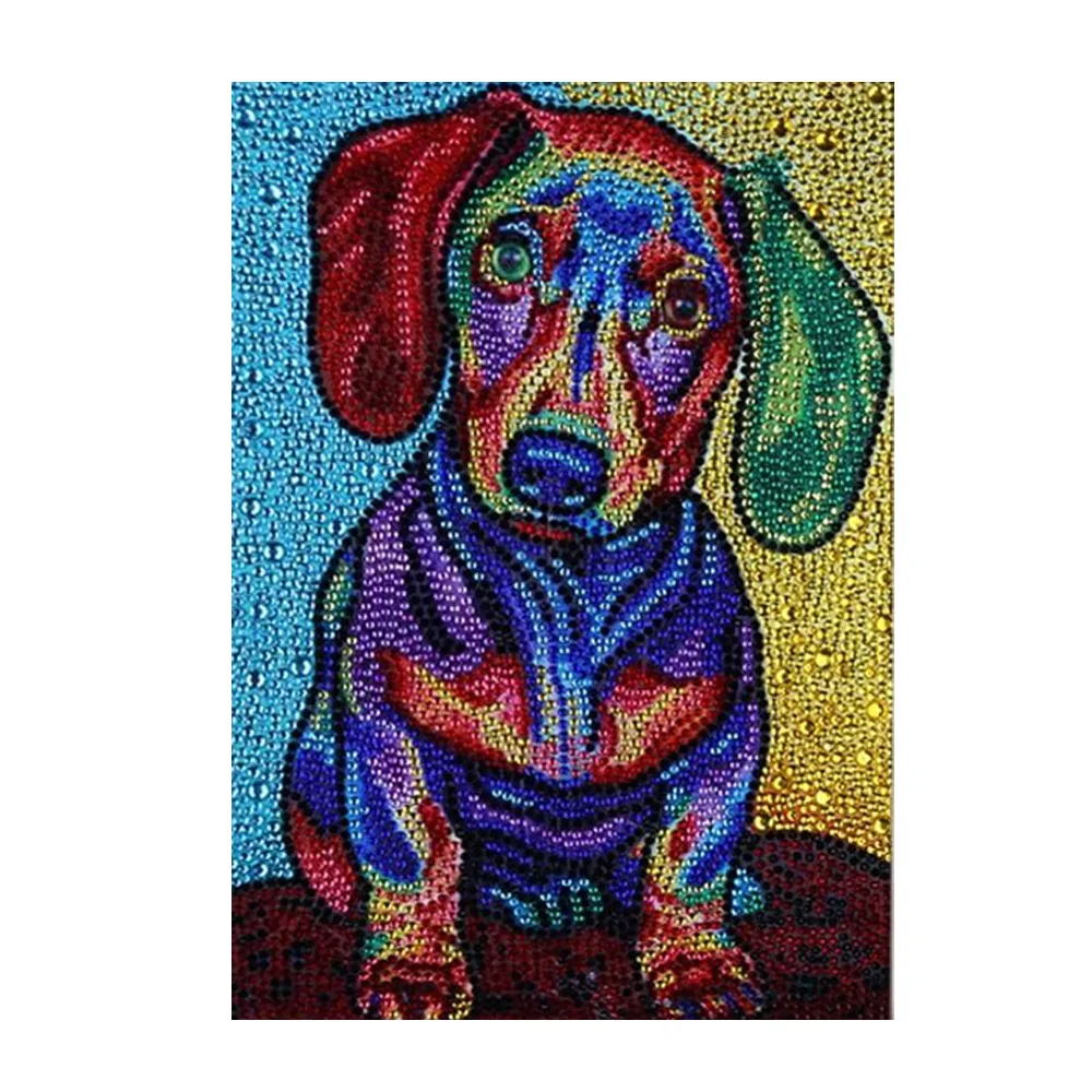 Handmade Dog Picture Home Wall Decoration 5D Diamond Painting