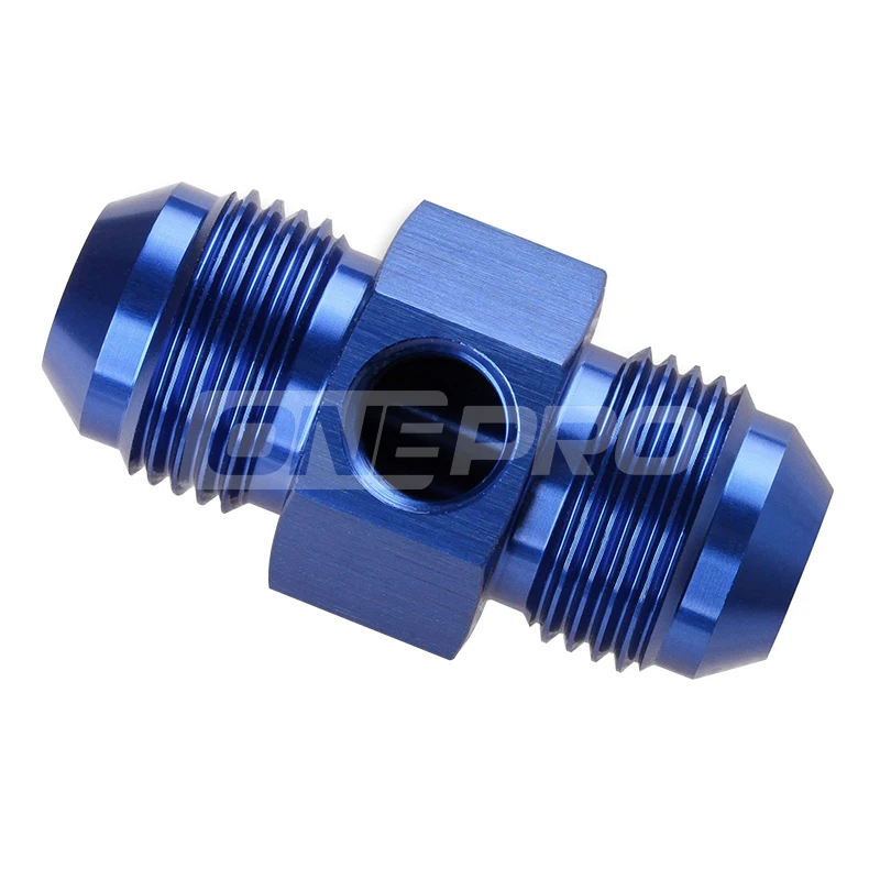 Performance Parts Aluminum -4 -6 -8 -10 -12 AN Male Flare Adapter Fitting with 1/8 NPT Gauge Port