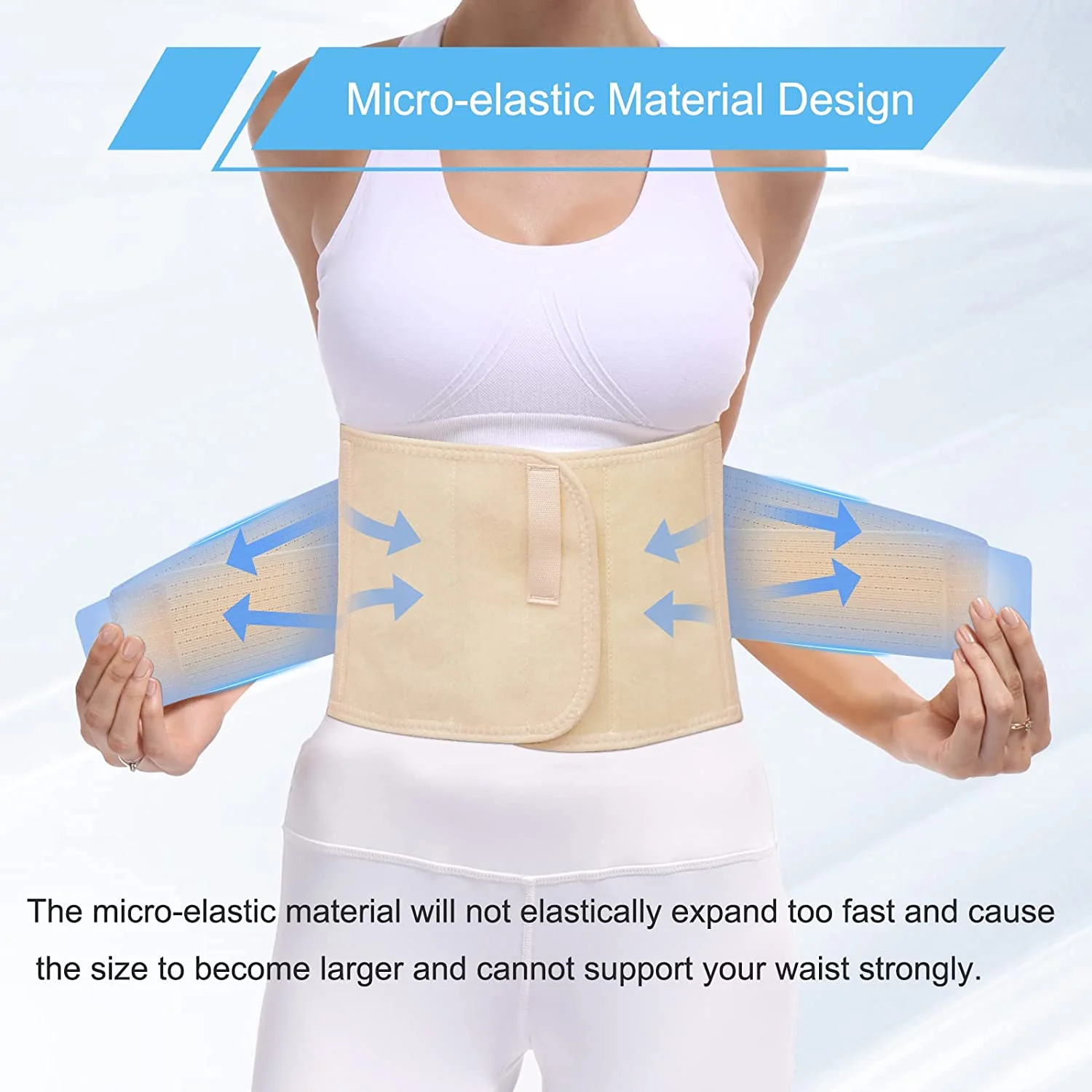 HKJD Anti-Skid Lumbar Support Belt Breathable Waist Lumbar Lower Back Brace For Sciatica, Herniated Disc, Relief Back Pain