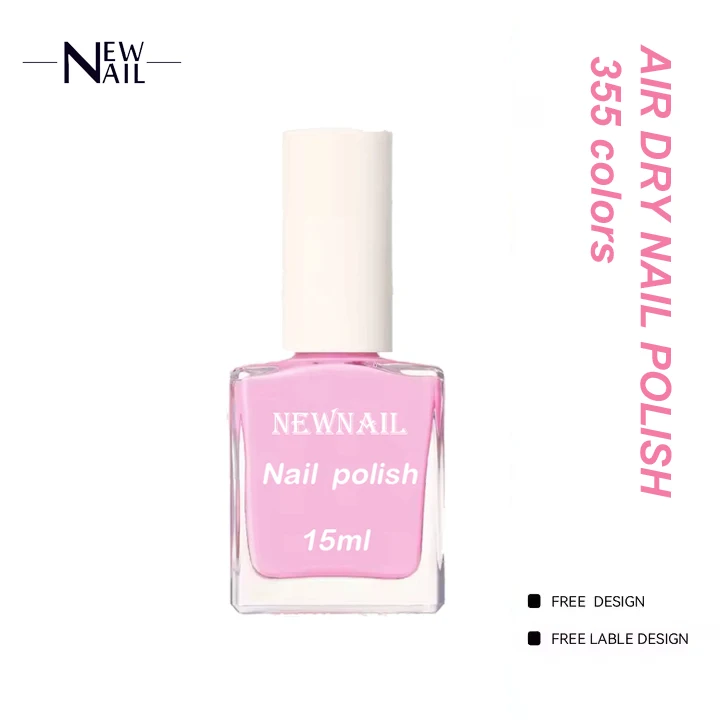 High Quality 15ml Quick Dry Nail Polish Lacquer Long Lasting Shiny Organic Oil Based Normal Base Top Coat for Nails