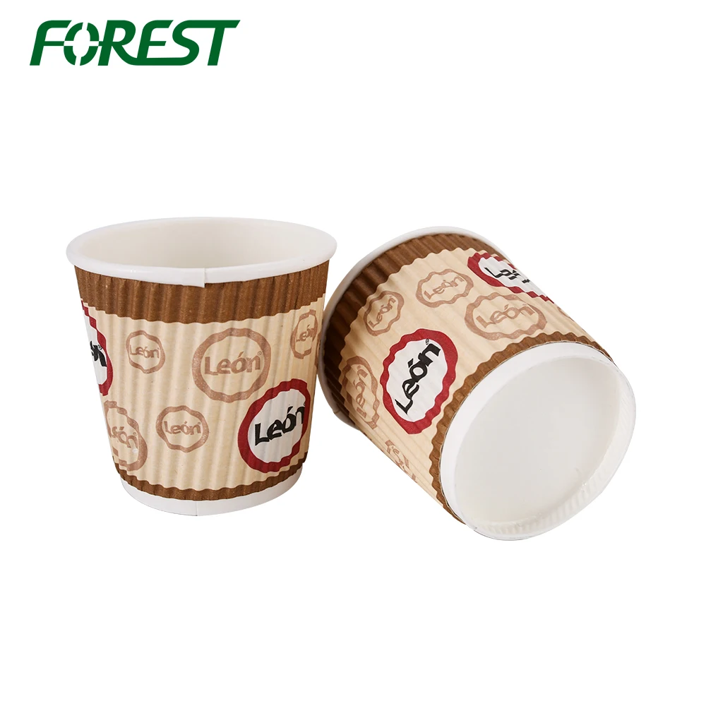 India printed 7 oz ripple paper cup manufacturer