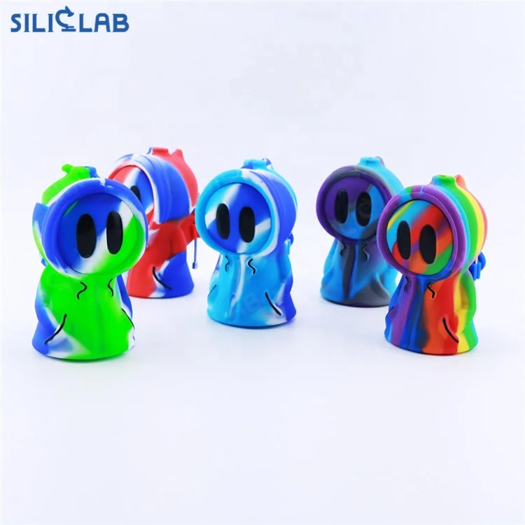 Tobacco Silicone water bubbler smoking pipe Smokeshop accessories Ghost Oil Rubber Smoke holder